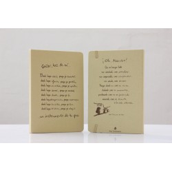 403-PONGA YO AMOR. A5 encuadernado con goma kraft beige. PON-211-BEI · PAP403