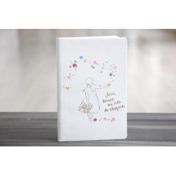 23-LLENAS MI VIDA DE ALEGRÍA - A5 encuadernado polipiel blanco. ALE-205-BLA · PAP23