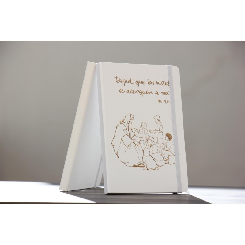 24-DEJAD QUE LOS NIÑOS SE ACERQUEN A MÍ. A5 polipiel-Blanco. DEJ-205-BLA · PAP24