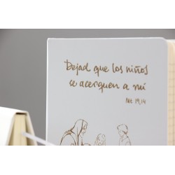 24-DEJAD QUE LOS NIÑOS SE ACERQUEN A MÍ. A5 polipiel-Blanco. DEJ-205-BLA · PAP24