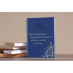 Que tu Espíritu Santo inspire...  Agenda 2026-A5. Espiral. AGE-835-AZU · PAP7506