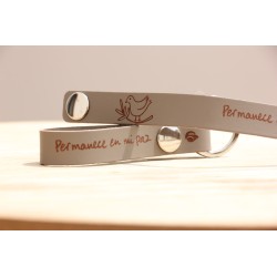 LA PALOMA SOBRE EL OLIVO. VV-Llavero Snap Urban-Ash. Permanece en mi paz. Mod2411