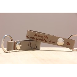 ALFA Y OMEGA. VV -Llavero Snap Urban-FUNGI. Jesucristo mi inseparable vivir. Mod2407