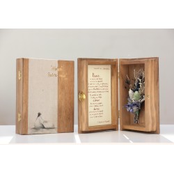 Libro flores: Getsemaní -GET-l07 (Peq madera) · ARTE4021p