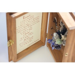 Libro flores: Getsemaní -GET-l07 (Peq madera) · ARTE4021p