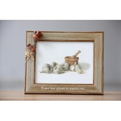 Marco: EL AMOR HACE GRANDES LAS PEQUEÑAS COSAS - AJO-mc2 - MK0204 · ARTE1012