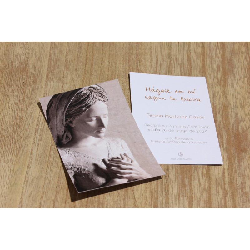 Tarjeta recordatorio a 2 caraS - TAR-003