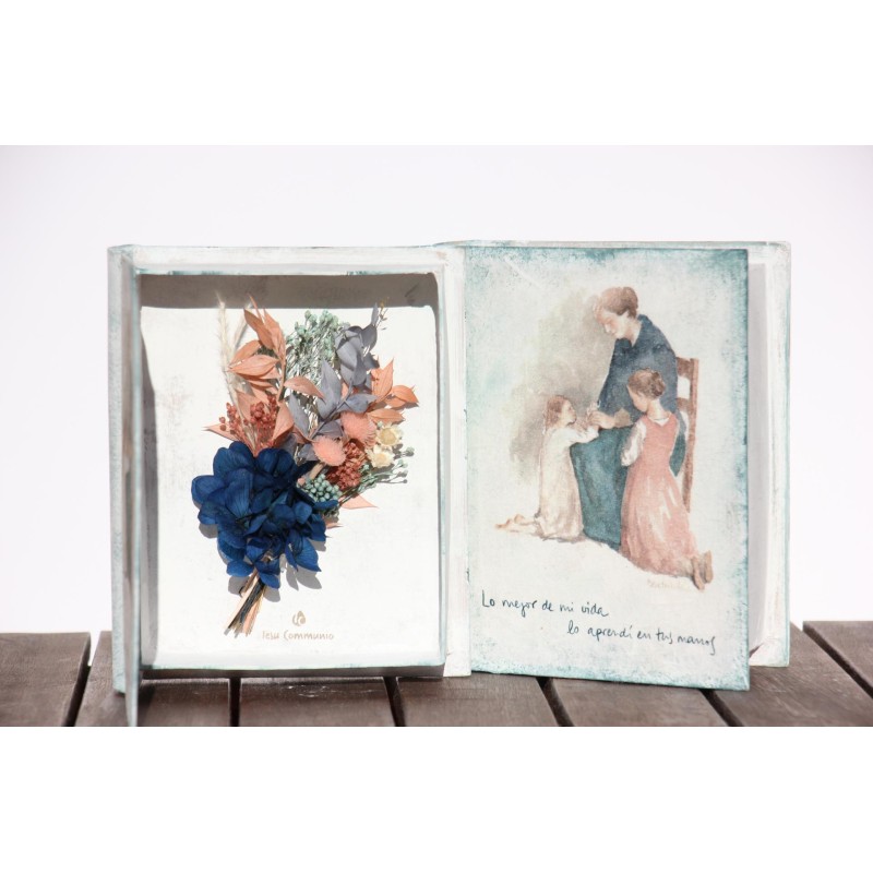 LIbro flor: Lo mejor de mi vida lo aprendí en tus manos -LOM-l03 · ARTE4022f