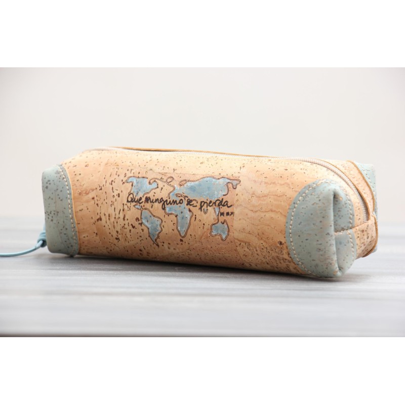 Estuche corcho: Que ninguno se pierda (cuadrado). ARTESANO.  EST-nin-TUR · PAP4006