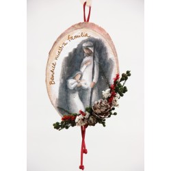 Icono colgante con flor (Bendice nuestra familia) 2213. ICO2213 · ARTE2213