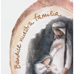 Icono colgante con flor (Bendice nuestra familia) 2213. ICO2213 · ARTE2213