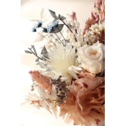 Macetita blanca 'Gracias' (pintada a mano) · FL163 · FLOR16