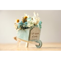 Carretilla Solo queda el amor(azul) · FL159 · REG1518