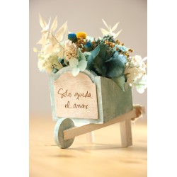 Carretilla Solo queda el amor(azul) · FL159 · REG1518