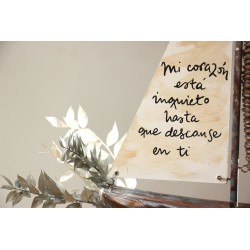 Mi corazón está inquieto hasta que descanse en Ti. K067 · REG1509