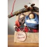 Belén colgante (Saco) Feliz Navidad · KNa03 · NAV2004