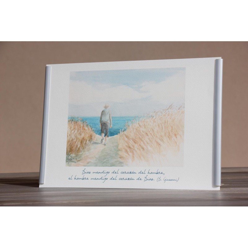 Repr. -Dios mendigo del corazón del hombre... Acua-0030